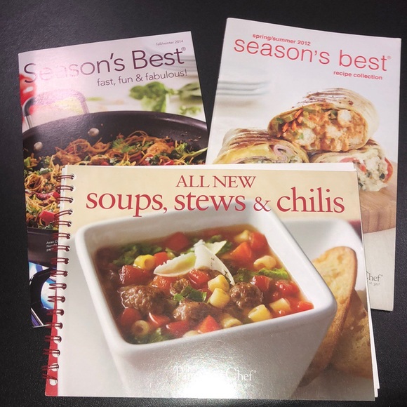 Pampered Chef Other - PAMPERED CHEF SEASONS BEST COOKBOOKS